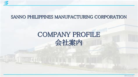 Sanno Philippines Manufacturing Corporation Careers and .
